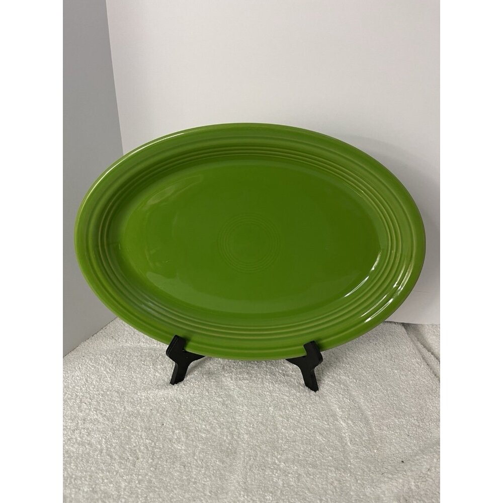 Fiestaware Shamrock Oval Platter  Fiesta 13 1/2”  X 9 1/2” HLC